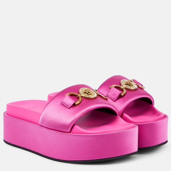 Versace Medusa Satin Platforms size 37 - Picture 1 of 11